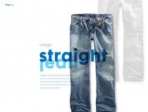 vintage straight jean