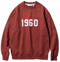 1960 sweartShirts D.red,Uniform Bridge♥♡