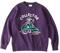 COLLETOR SWEAT (GRAPE)BIG WAVE♥♥♥