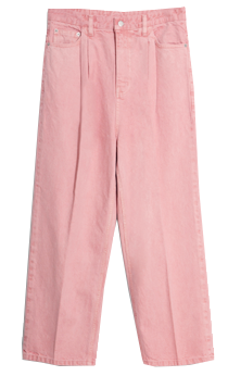 TWO TUCK WIDE DENIM (Pink),BIRTHDAYSUIT♥♡