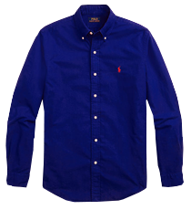 Classic Fit Garment-Dyed Oxford Shirt-city royal,Polo Ralph Lauren ♥♥♥♡