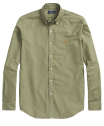Classic Fit Garment-Dyed Oxford Shirt-sage green,Polo Ralph Lauren ♥♥♡