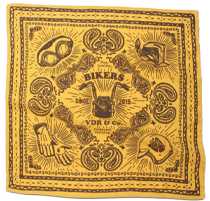 60×60 Bikers Bandana (Mustard),VDR♥♥♥♥
