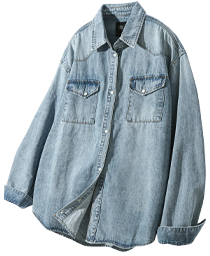 Bio Western Denim Shirts,DIMITRI BLACK♥♥