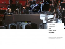 Alicia keys, Jamie foxx and Quincy Johns in GRAMMY