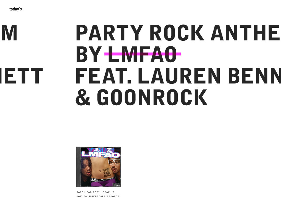 Party rock anthem by LMFAO