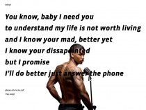 please return my call. by Trey songz