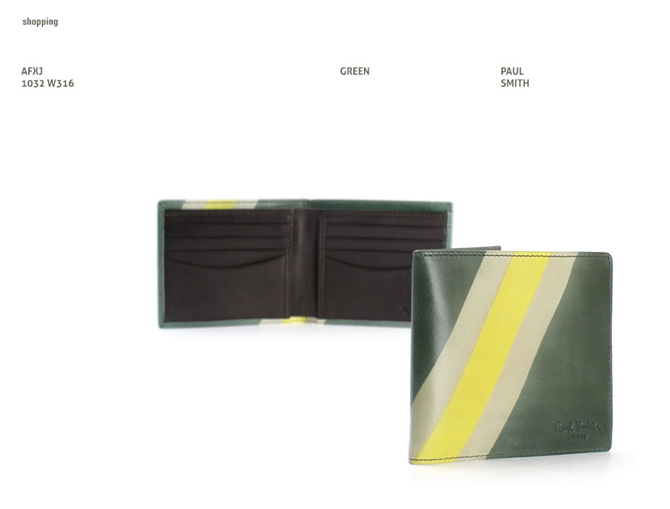 Green Wallet by Paul Smith