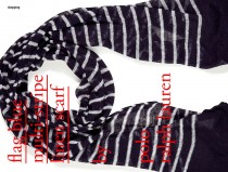 flag blue scarf by polo RL