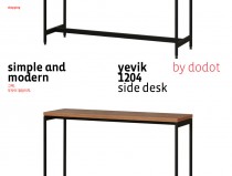 Yevik 1204 side desk by dodot