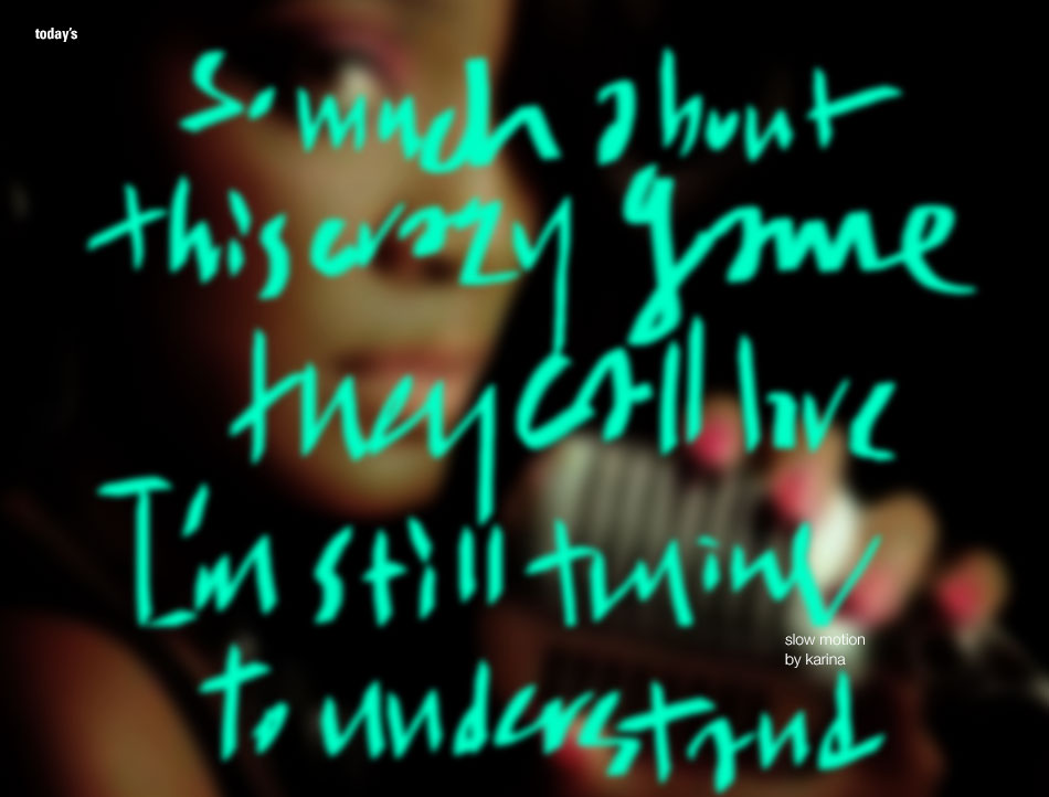 slow motion by Karina