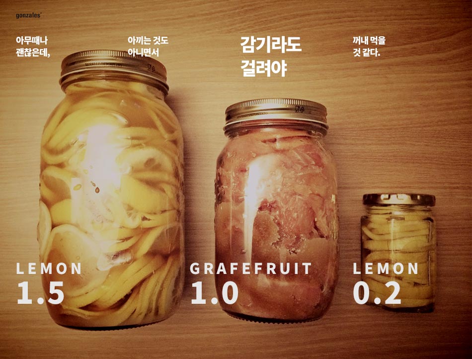 레몬청 / 자몽청