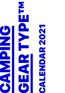 CAMPINGGEAR TYPE™CALENDAR 2021
